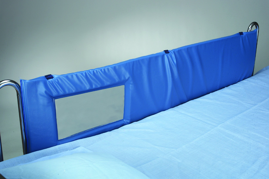 [SKU: Thru-View Vinyl Bed Rail Pads] Vinyl Covered Bed Rail Pad